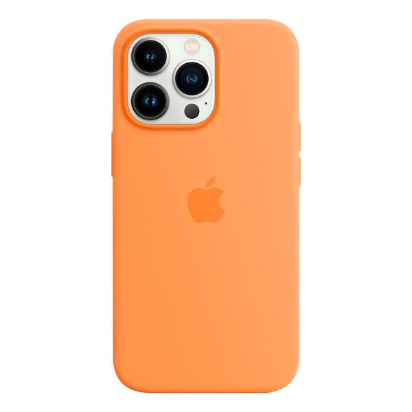 Apple Silikon Case mit MagSafe (iPhone 13 Pro) Gelborange