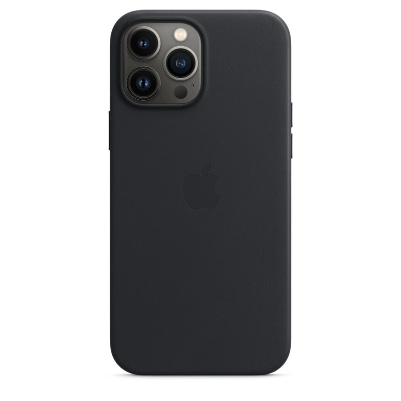 Apple Leder Case mit MagSafe (iPhone 13 Pro Max) Mitternacht