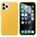 Apple Leder Case (iPhone 11 Pro) Sonnengelb