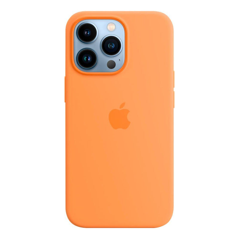 Apple Silikon Case mit MagSafe (iPhone 13 Pro) Gelborange