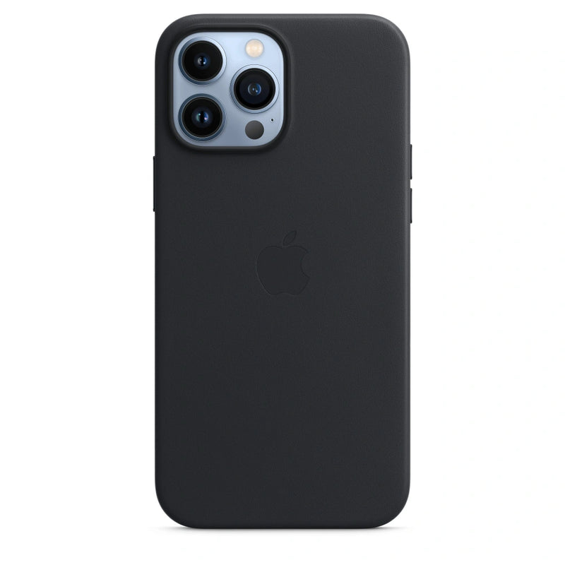 Apple Leder Case mit MagSafe (iPhone 13 Pro Max) Mitternacht
