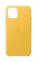 Apple Leder Case (iPhone 11 Pro) Sonnengelb