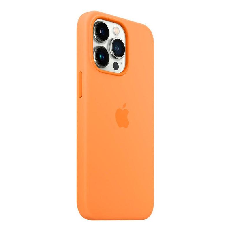 Apple Silikon Case mit MagSafe (iPhone 13 Pro) Gelborange