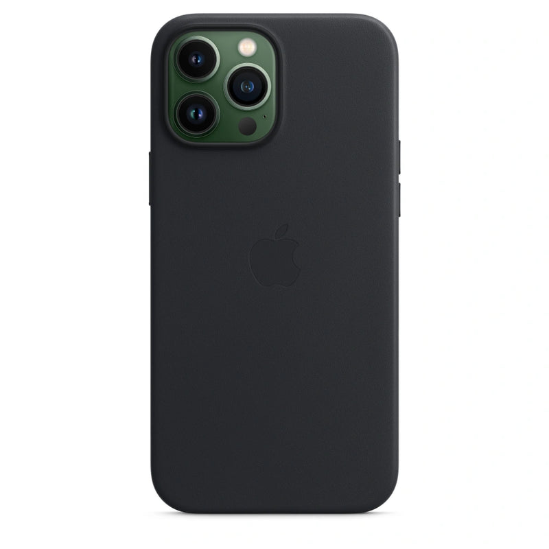 Apple Leder Case mit MagSafe (iPhone 13 Pro Max) Mitternacht