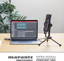 Microphone de podcasting USB Marantz MPM-4000U avec mixeur intégré et sortie casque