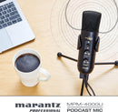 Microphone de podcasting USB Marantz MPM-4000U avec mixeur intégré et sortie casque