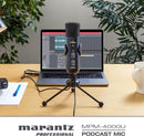 Microphone de podcasting USB Marantz MPM-4000U avec mixeur intégré et sortie casque