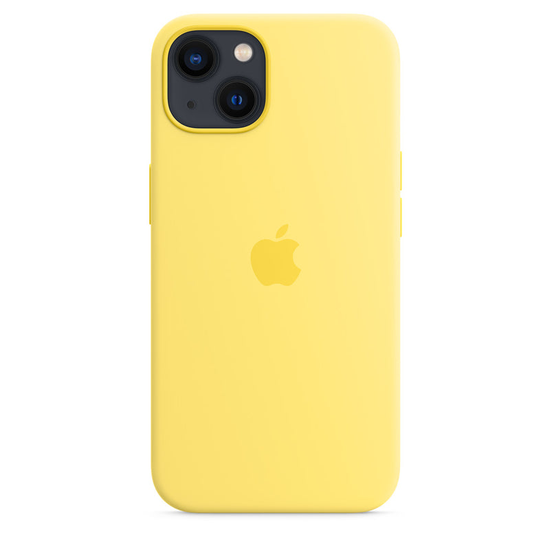 Apple Silikon Case mit MagSafe (iPhone 13) Zitronenschale