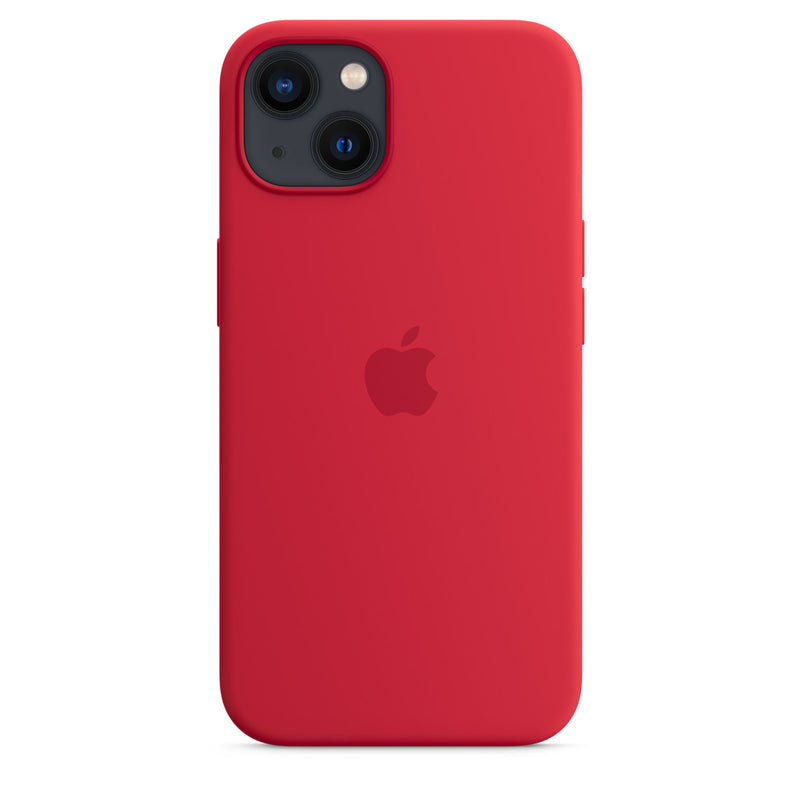 Apple Silikon Case mit MagSafe (iPhone 13) Rot