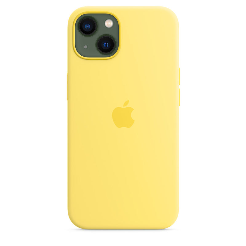 Apple Silikon Case mit MagSafe (iPhone 13) Zitronenschale