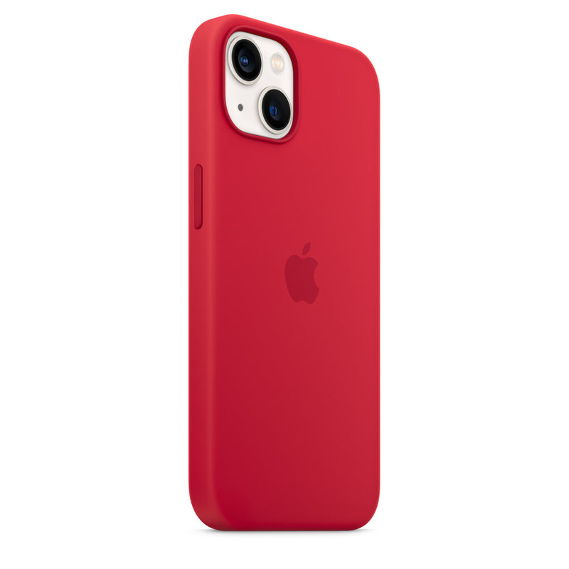 Apple Silikon Case mit MagSafe (iPhone 13) Rot