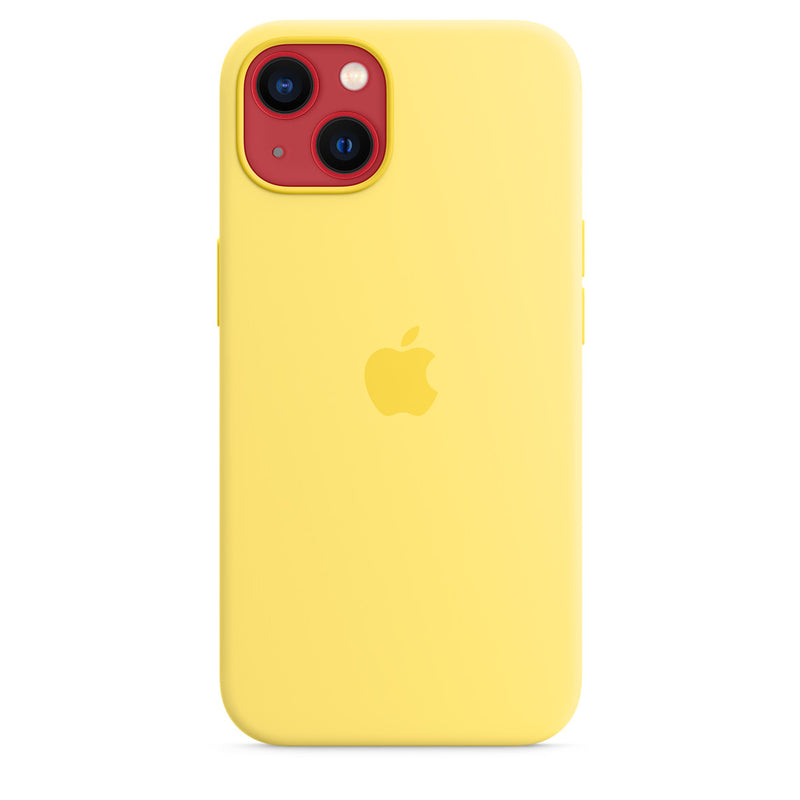 Apple Silikon Case mit MagSafe (iPhone 13) Zitronenschale