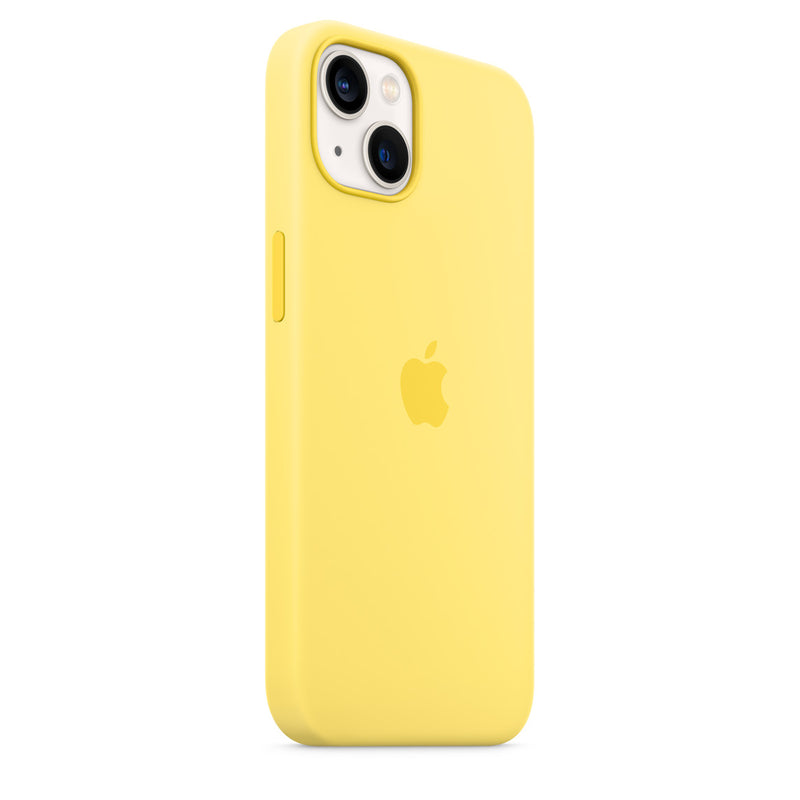 Apple Silikon Case mit MagSafe (iPhone 13) Zitronenschale